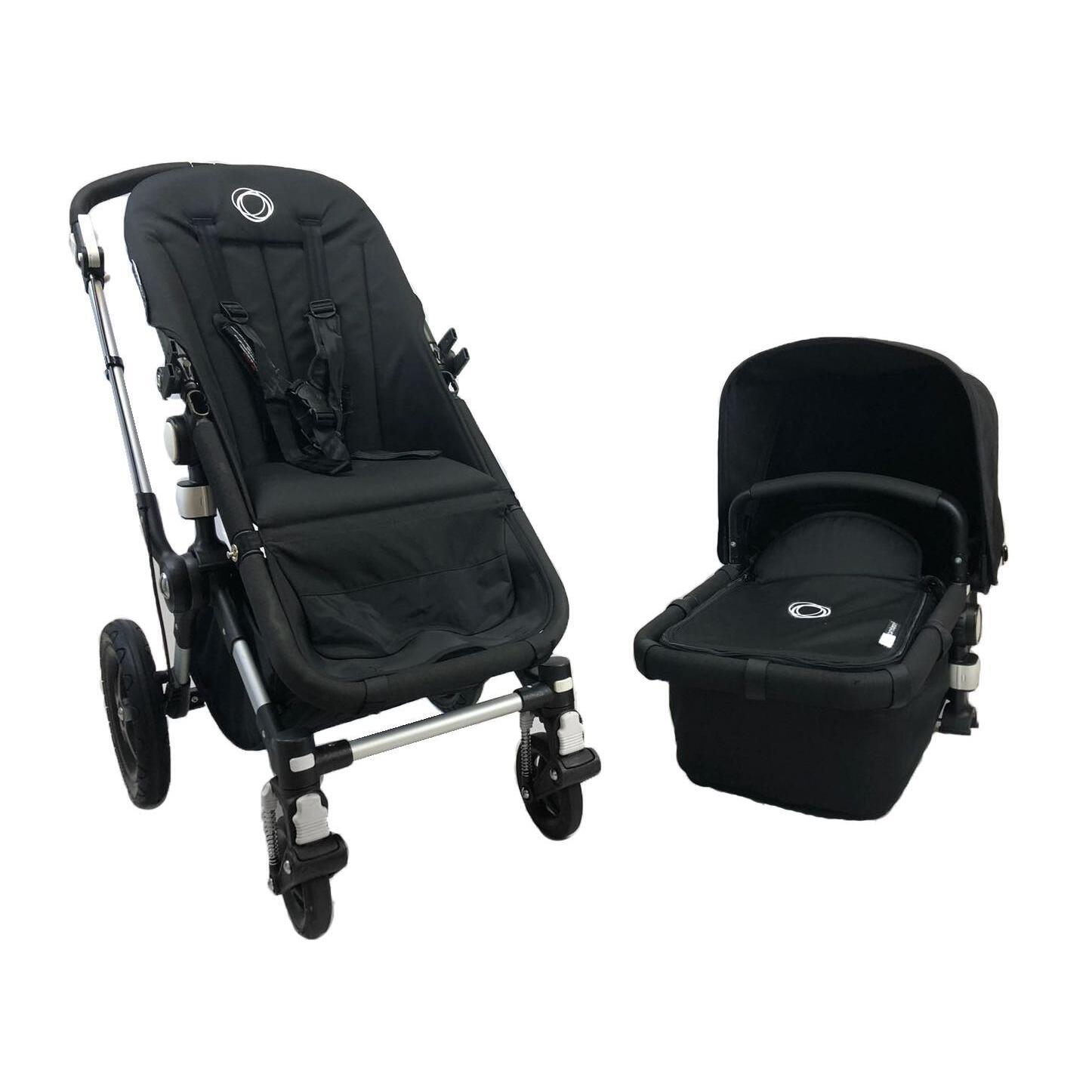 Bugaboo Cameleon Bekleding Set - Zwart / Zwart kopen? Goedkoop | Gereinigd  | Met garantie en snel geleverd!