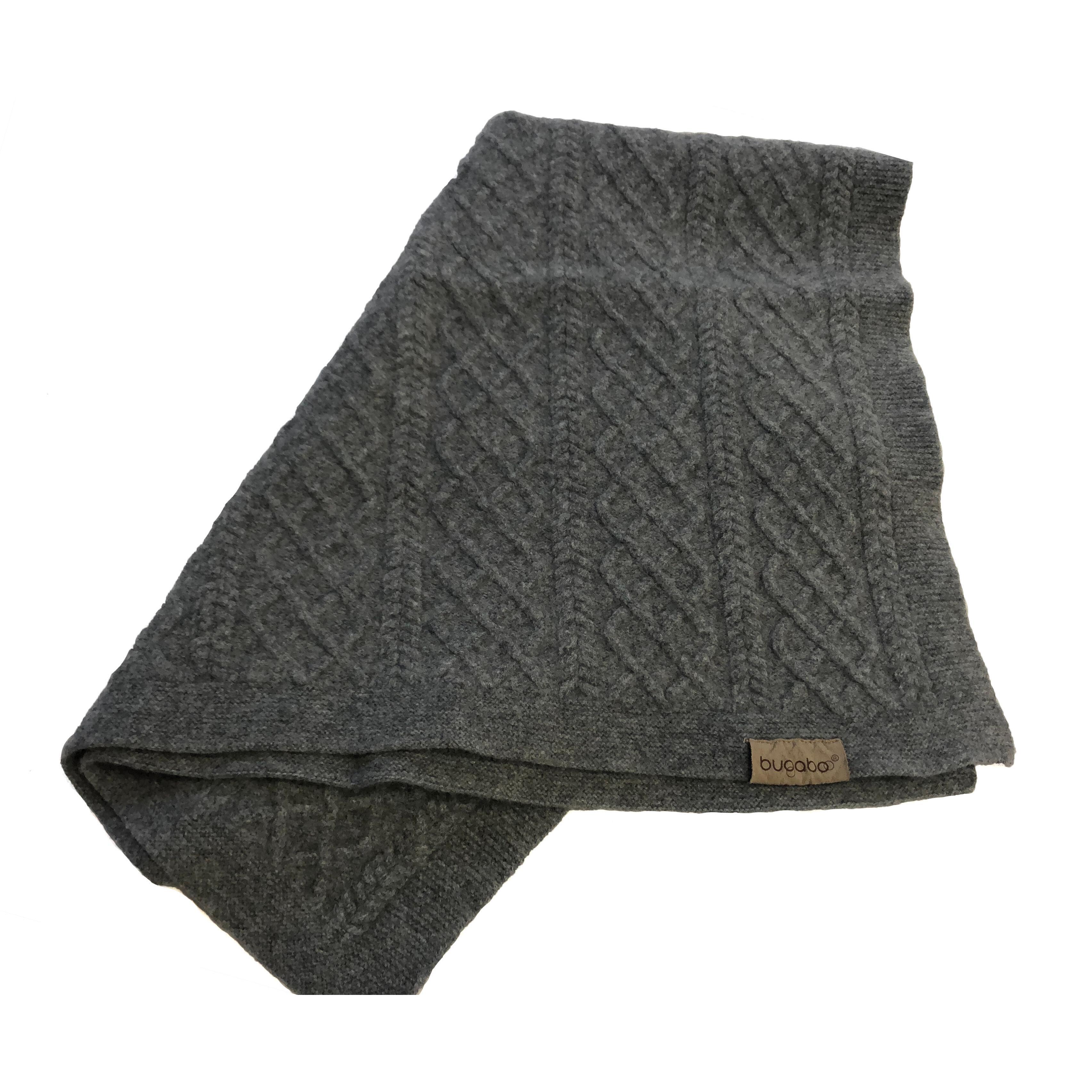 Linen & Cotton Warme Zachte Wollen Deken Gestreepte Woondeken Knuffeldeken Malmo - 100% Nieuw-Zeelandse Wol, Antraciet Wit Grijs (140 x 200 cm) Plaid Gooi Sprei Bank Bed Winterdeken Reisdeken Lamswol